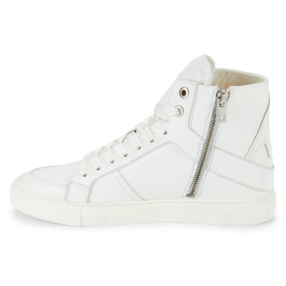 Zadig & VoltaireHigh Top Leather Sneakers - Picture 4 of 4